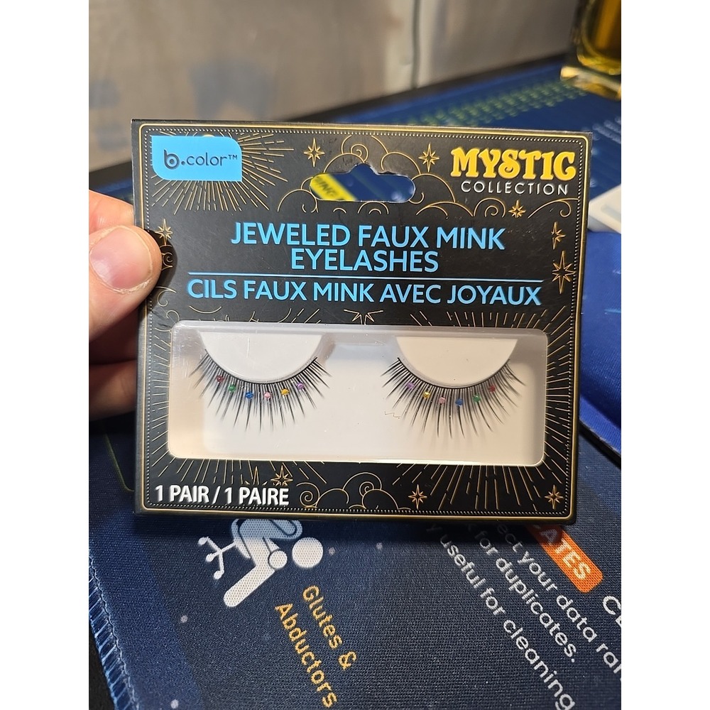 B Color Mystic Collection Jeweled Faux Mink Eyelashes NIPS 1 Pair Lot 2460080